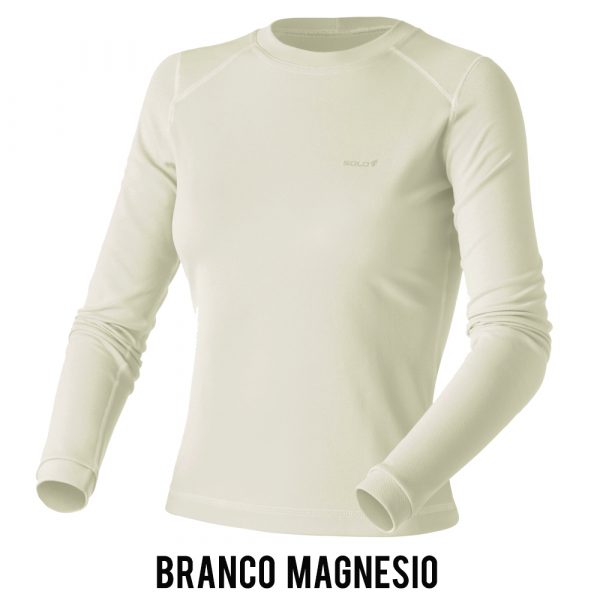 Blusa Solo X-Thermo DS T-Shirt Feminina - Branco Magnésio