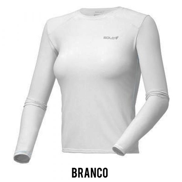 Camiseta Solo Ion Lite ML Feminina - Branco